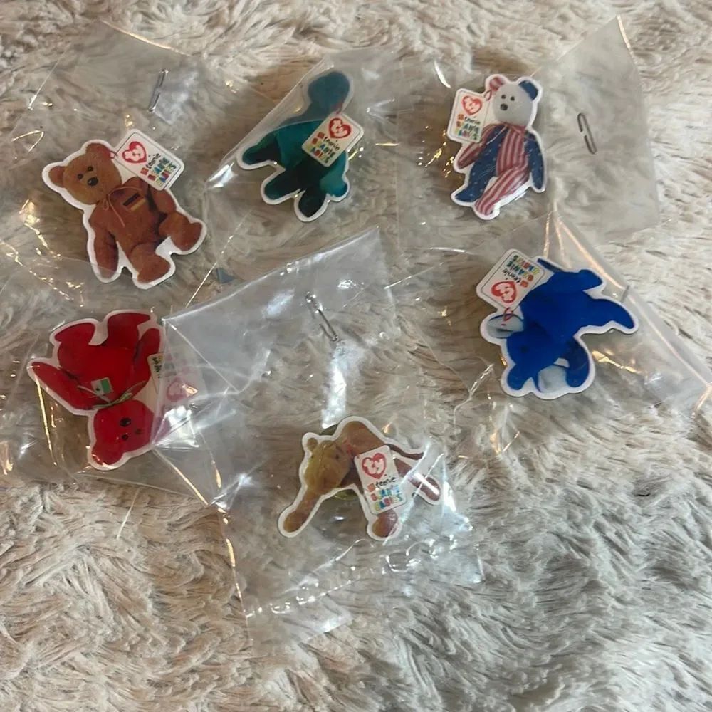Beanie baby collector pins